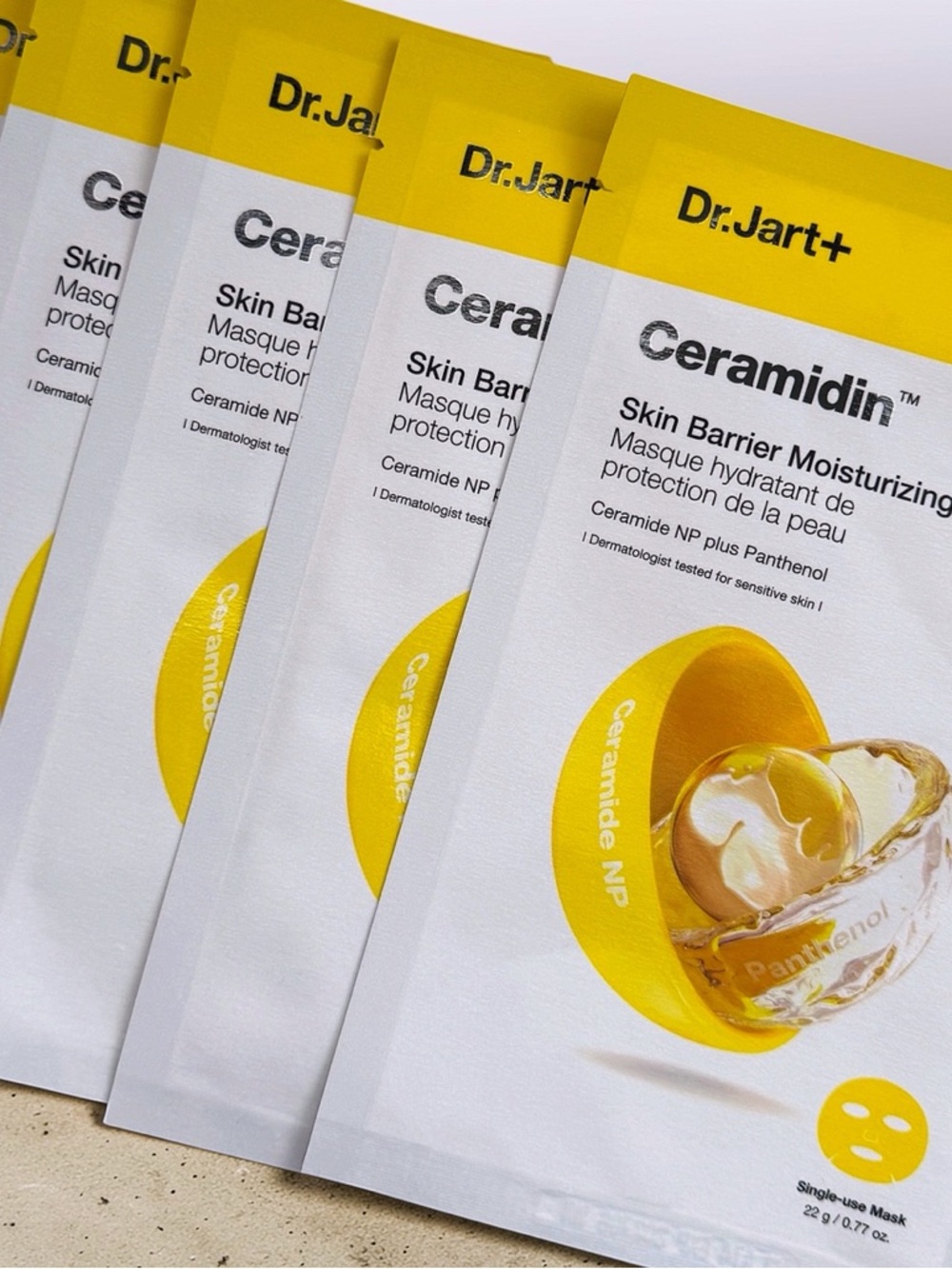 Dr. Jart+ Ceramidin Skin Barrier Moisturizing Mask - Yellow